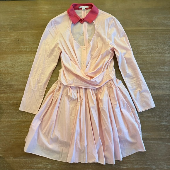 Carven Cutout Poplin Dress - Picture 3 of 6